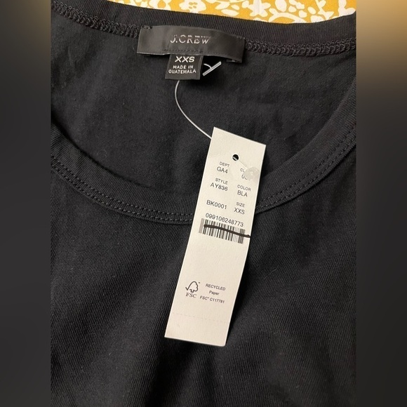 J. Crew Knit cutaway mini dress AY836 Black - Picture 4 of 6